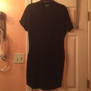 Black mid thigh dress